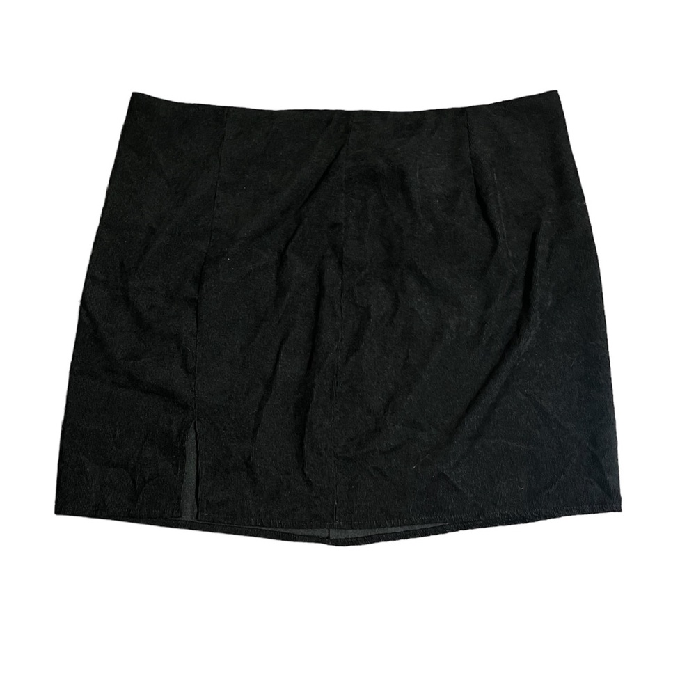 Black Corduroy Skirt